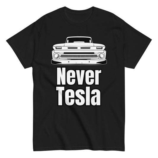 Never Tesla  tee